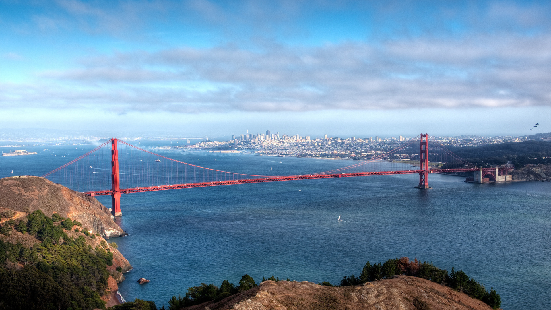 Golden Gate Bridge San Francisco California. Wallpaper in 1920x1080 Resolution