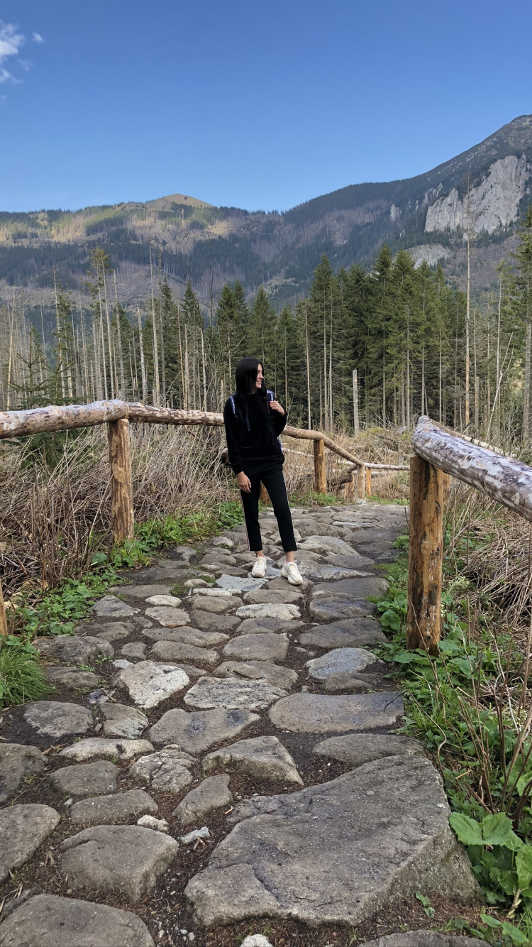 Path, Mountain Range, Jacket, Mountain, Wilderness. Wallpaper in 750x1334 Resolution