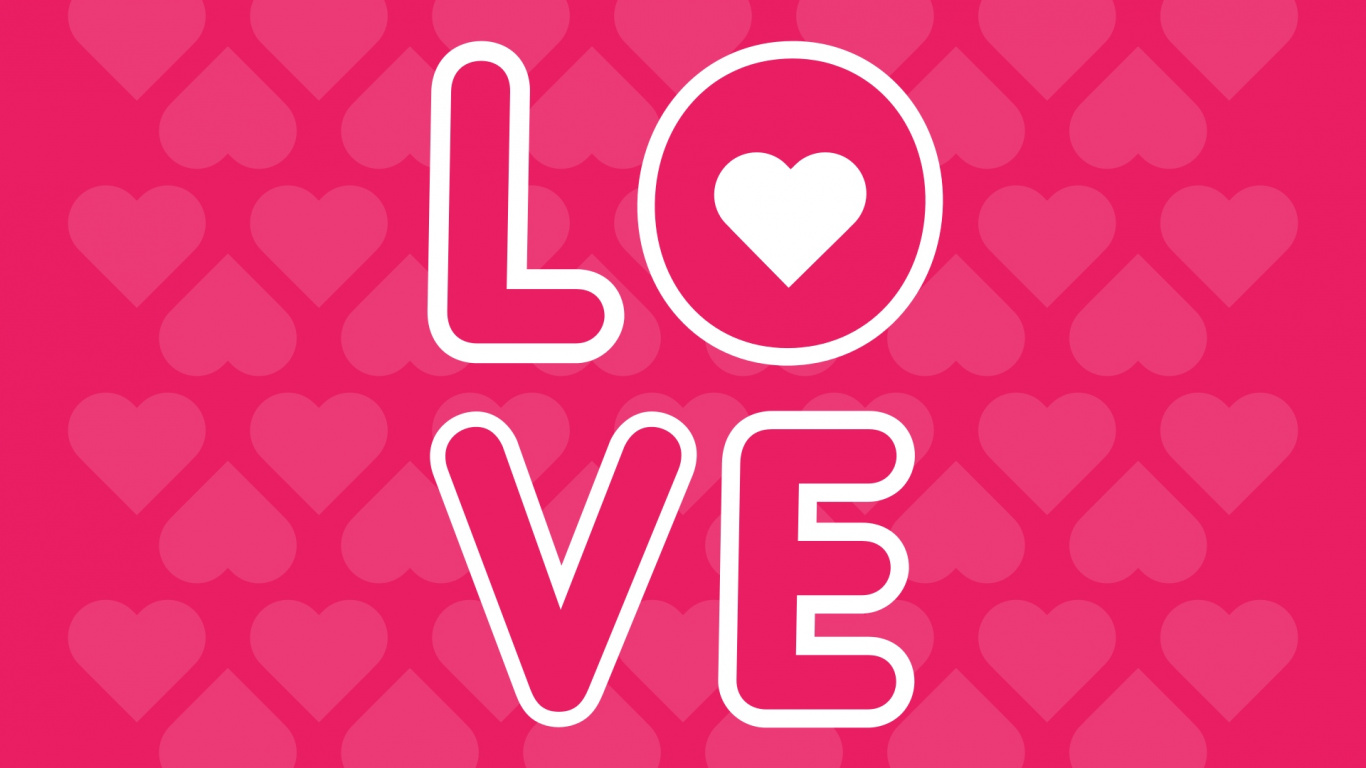 Amor, Ilustración, Texto, Diseño, Gráficos. Wallpaper in 1366x768 Resolution