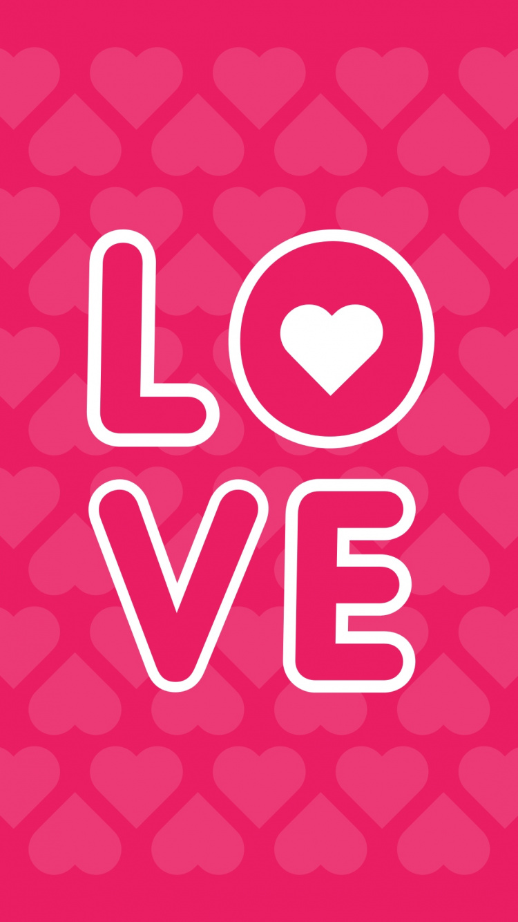 Liebe, Illustration, Text, Design, Romantik. Wallpaper in 750x1334 Resolution