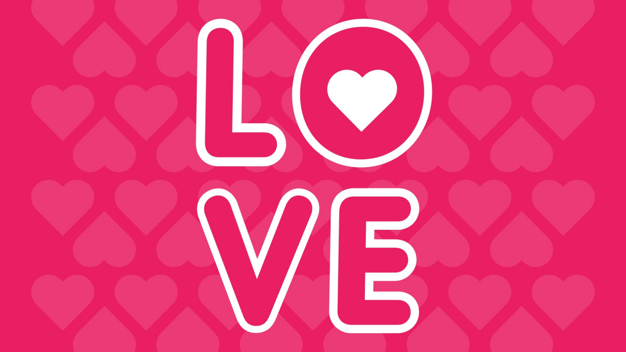 Love, Illustration, Text, Design, Graphics. Wallpaper in 1280x720 Resolution