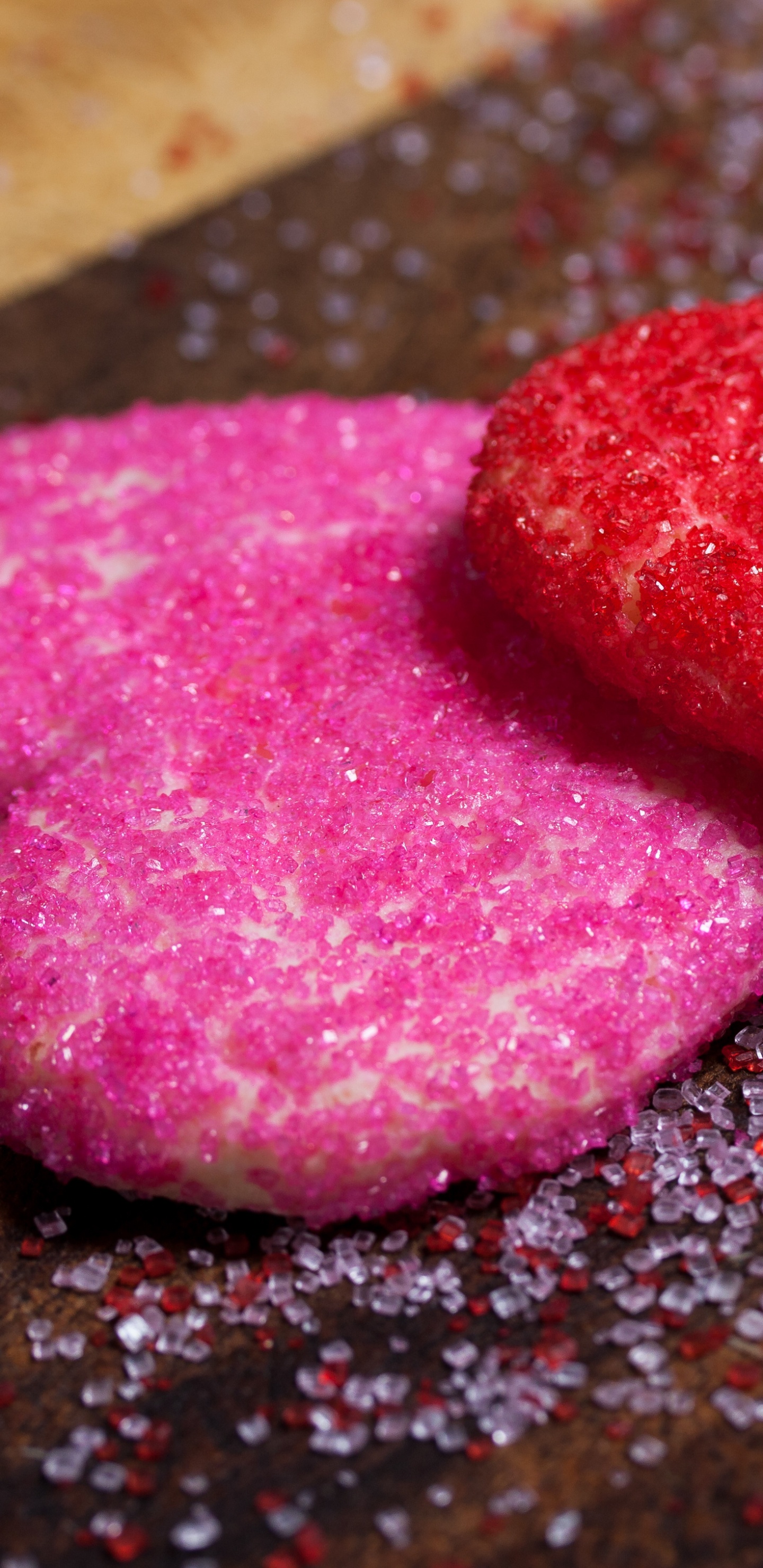 Valentines Day, Heart, Sweetness, Illustration, Luster. Wallpaper in 1440x2960 Resolution