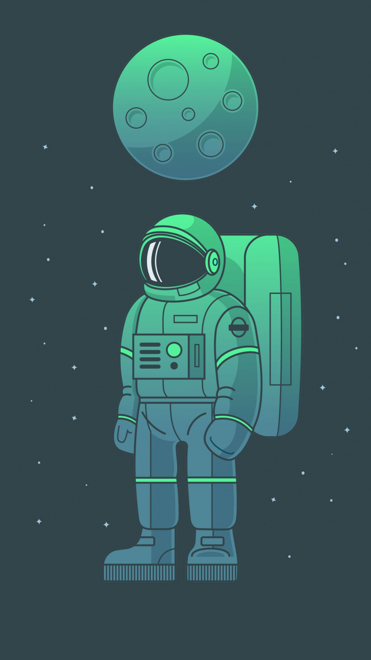 卡通, 绘画, 空间, 图标, 艺术 壁纸 750x1334 允许