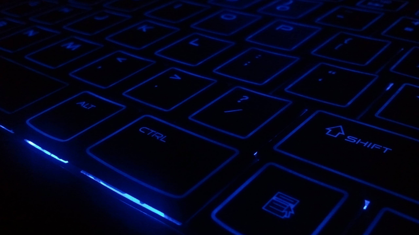 Schwarz-Weiß-Laptop-Computer. Wallpaper in 1366x768 Resolution