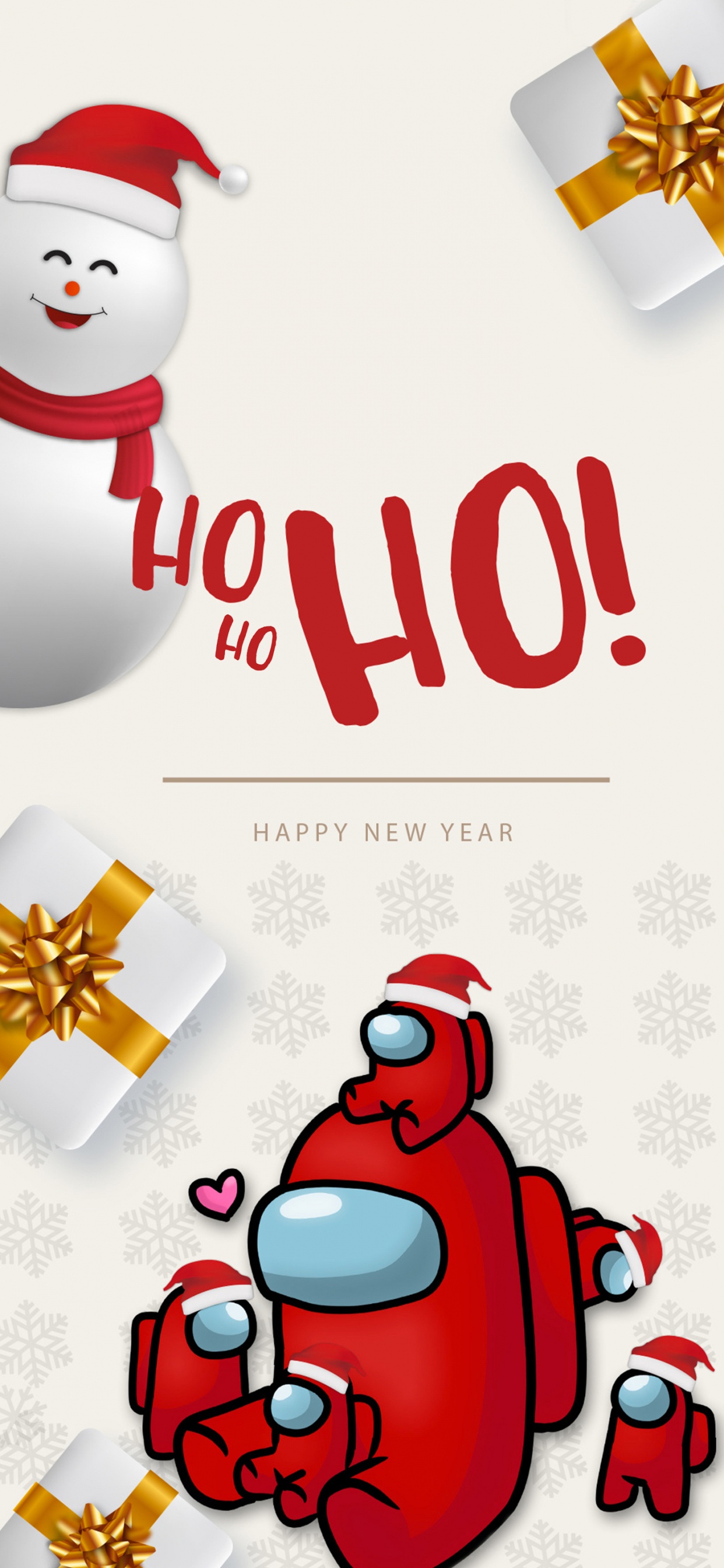 Neujahr, Weihnachtsmann, Weihnachten, Text, Carmine. Wallpaper in 1242x2688 Resolution