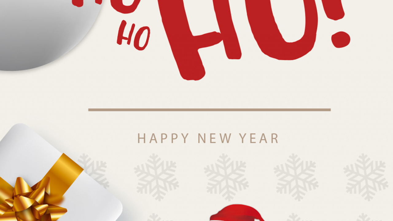 Neujahr, Weihnachtsmann, Weihnachten, Text, Carmine. Wallpaper in 1280x720 Resolution