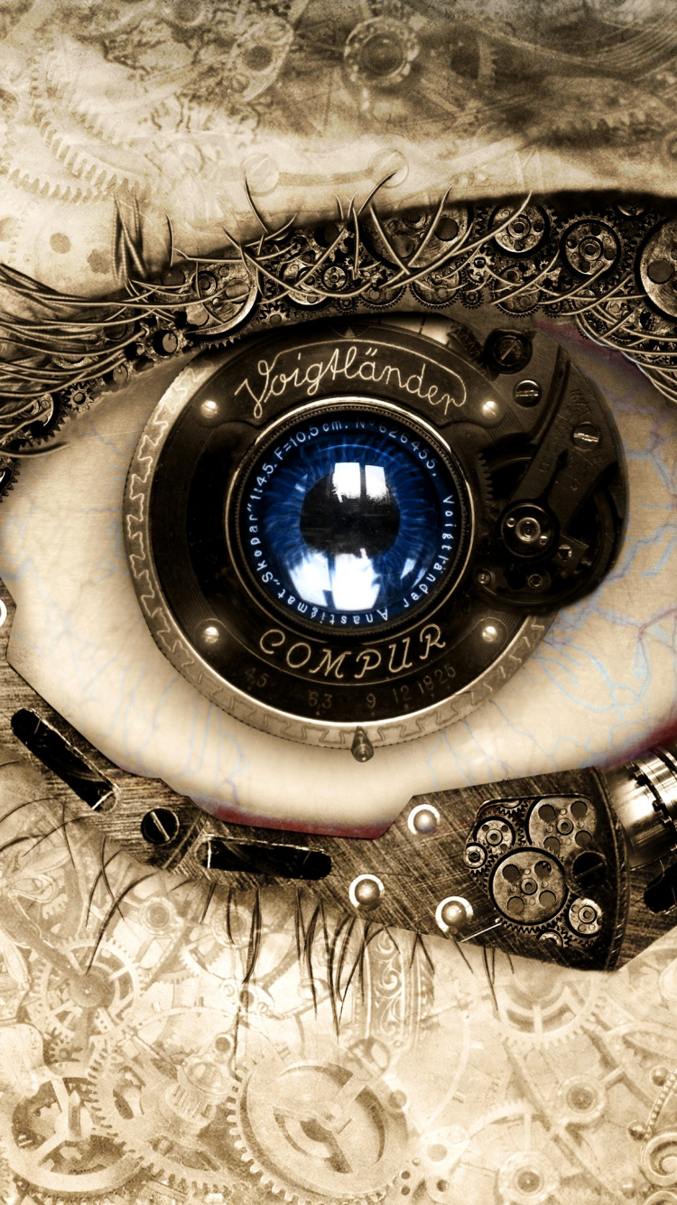 Reloj Redondo Plateado y Negro. Wallpaper in 750x1334 Resolution