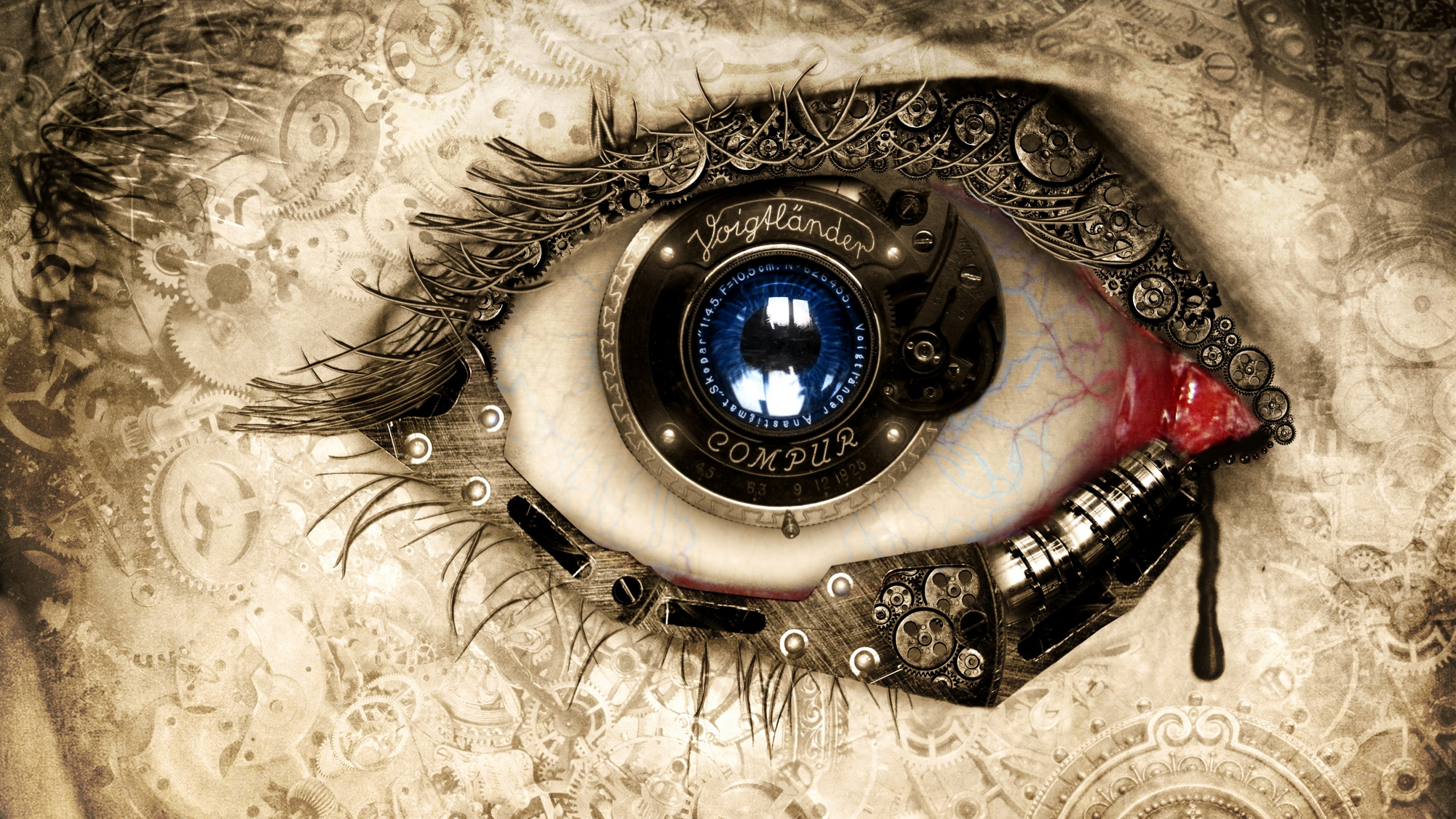 Silberne Und Schwarze Runde Uhr. Wallpaper in 2560x1440 Resolution