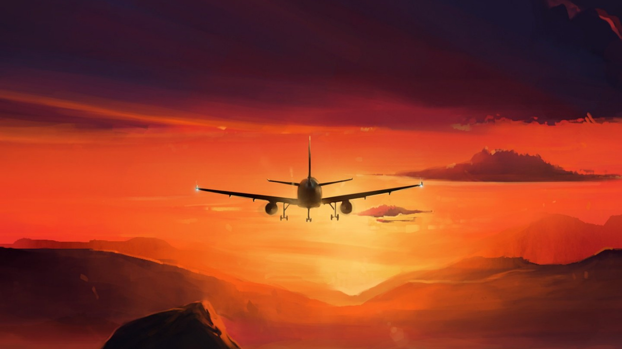 Cloud, Atmosphere, Aircraft, Ecoregion, Airplane. Wallpaper in 1280x720 Resolution