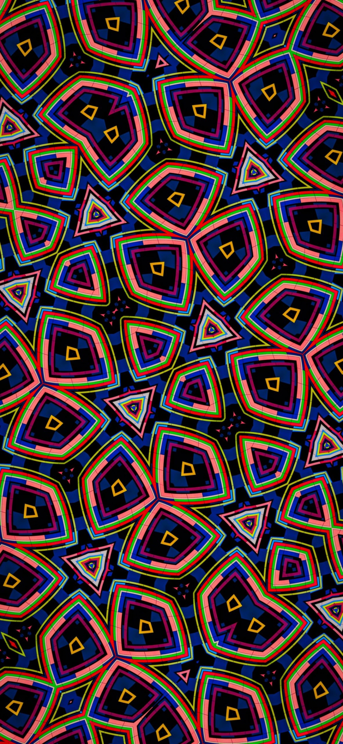 Apples, Abstraction, Ios, Blue, Azure. Wallpaper in 1125x2436 Resolution