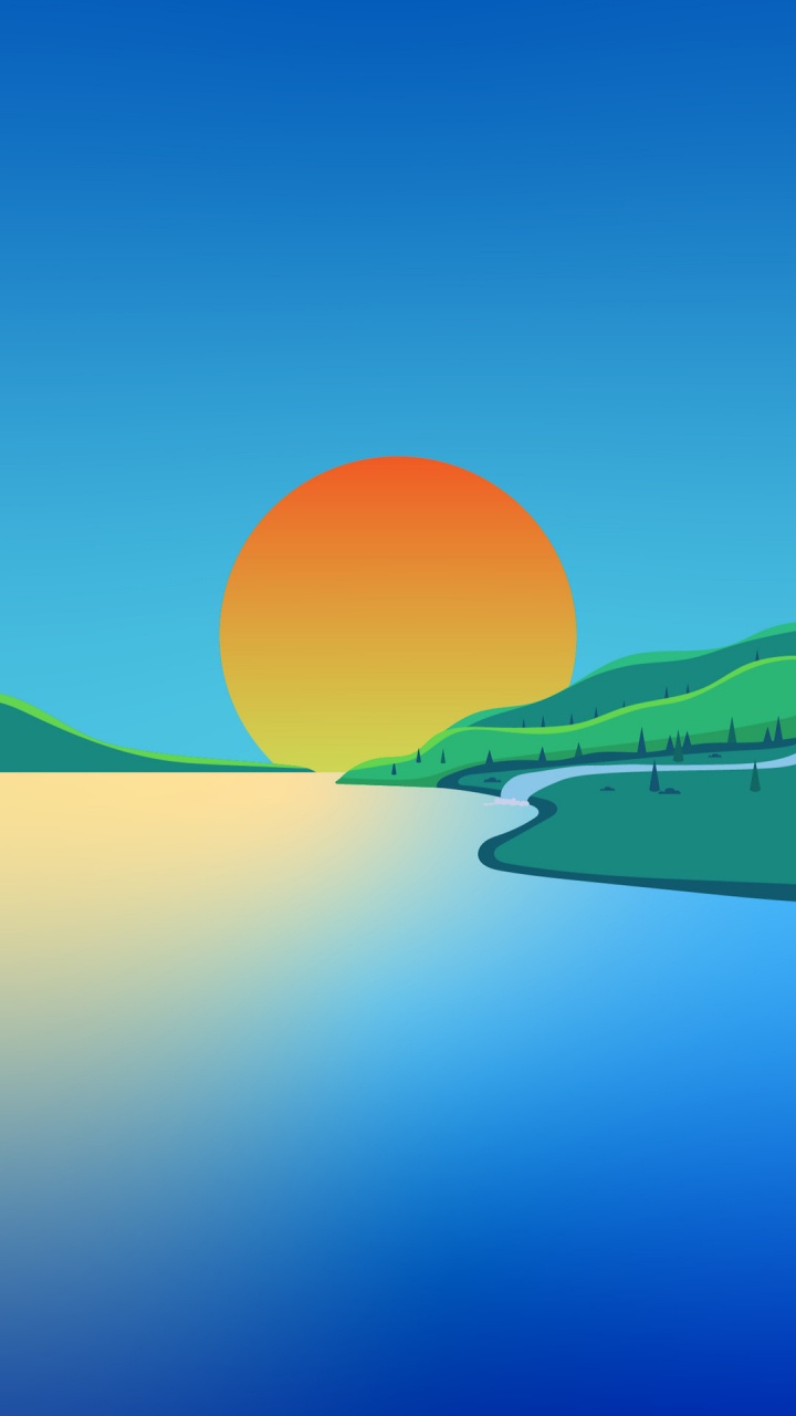 Paysage Naturel, la Pureté de la Couleur, Atmosphère, Horizon, Pente. Wallpaper in 720x1280 Resolution