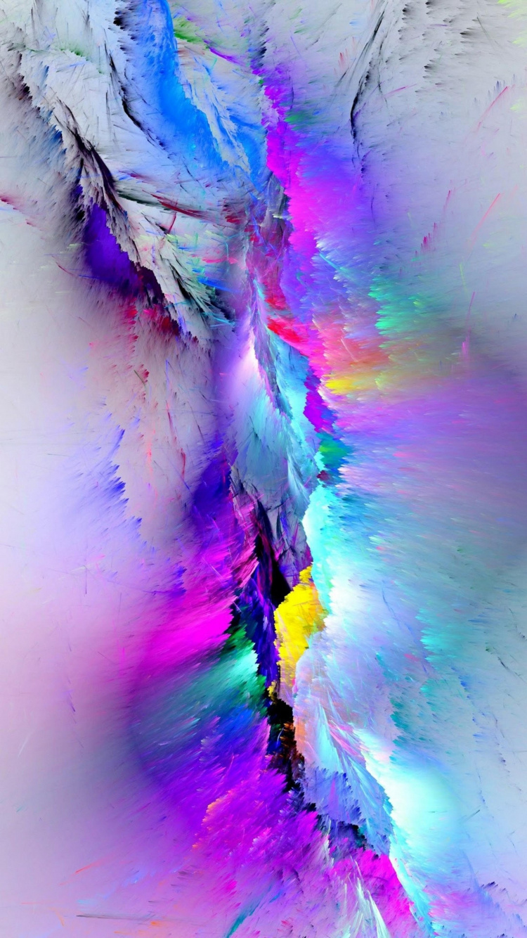 Ios, Tablet, Purple, Paint, Liquid. Wallpaper in 750x1334 Resolution