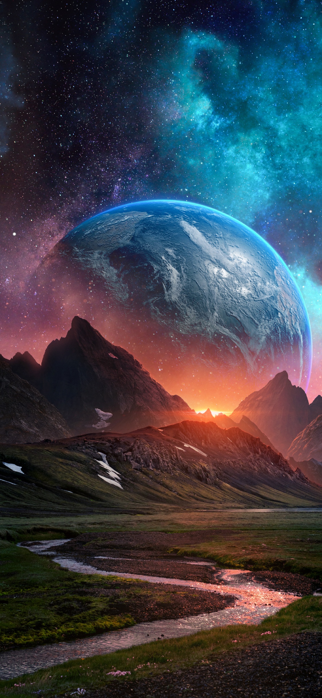 Atmosphère, Nature, Paysage Naturel, Environnement Naturel, Objet Astronomique. Wallpaper in 1125x2436 Resolution