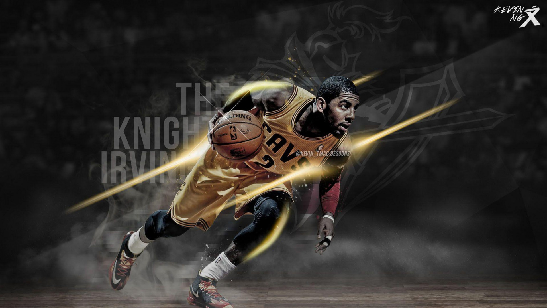 Man in Yellow Jersey Shirt and Black Pants Playing Basketball. Wallpaper in 1920x1080 Resolution