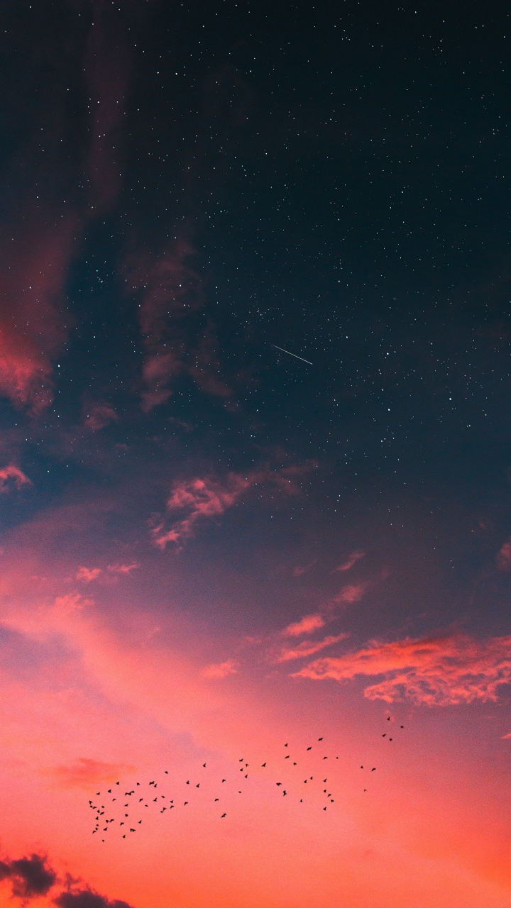 Nike Sonnenuntergang, Sonnenuntergang, Natur, Cloud, Atmosphäre. Wallpaper in 720x1280 Resolution