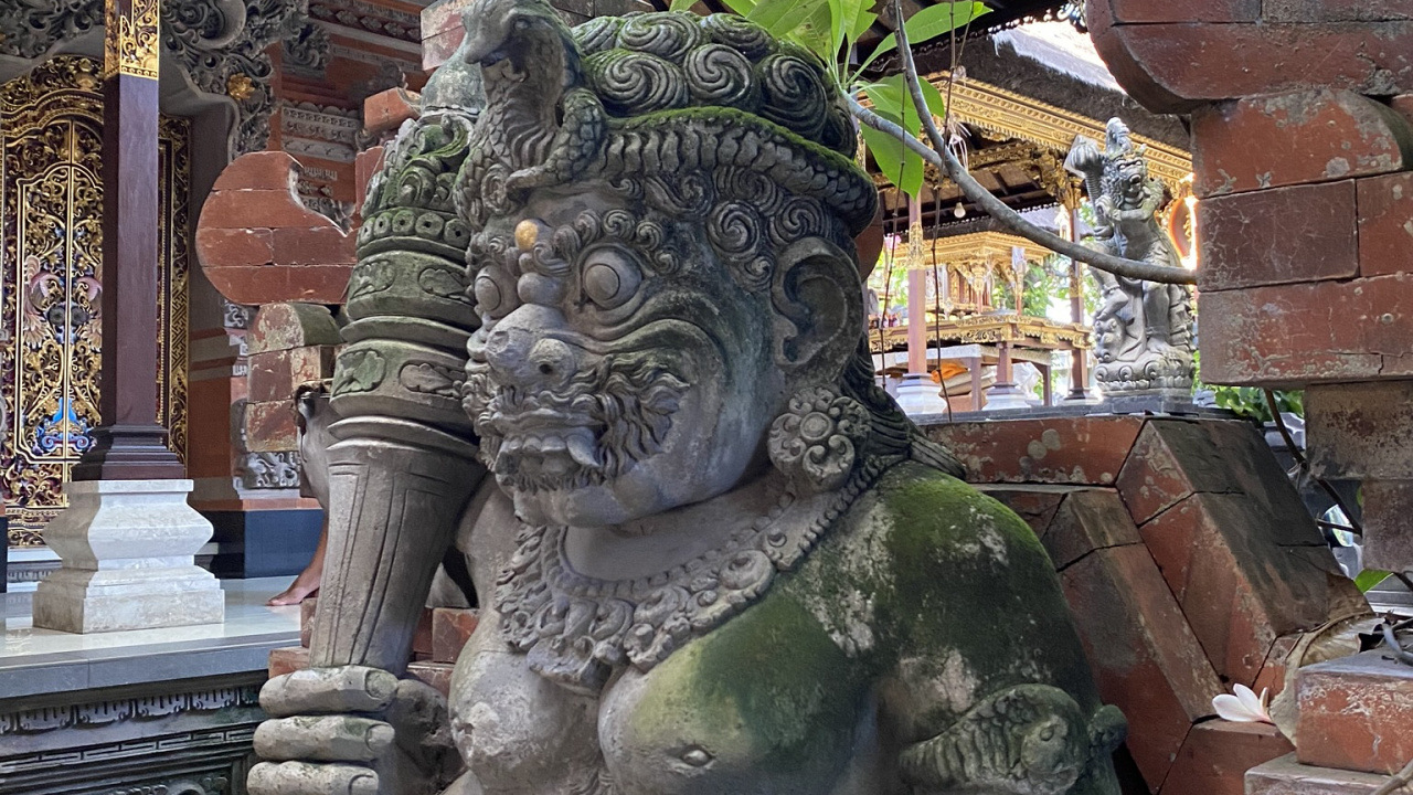 Bali, Estatua, Talla de Piedra, Sitio Arqueológico, la Historia Antigua. Wallpaper in 1280x720 Resolution