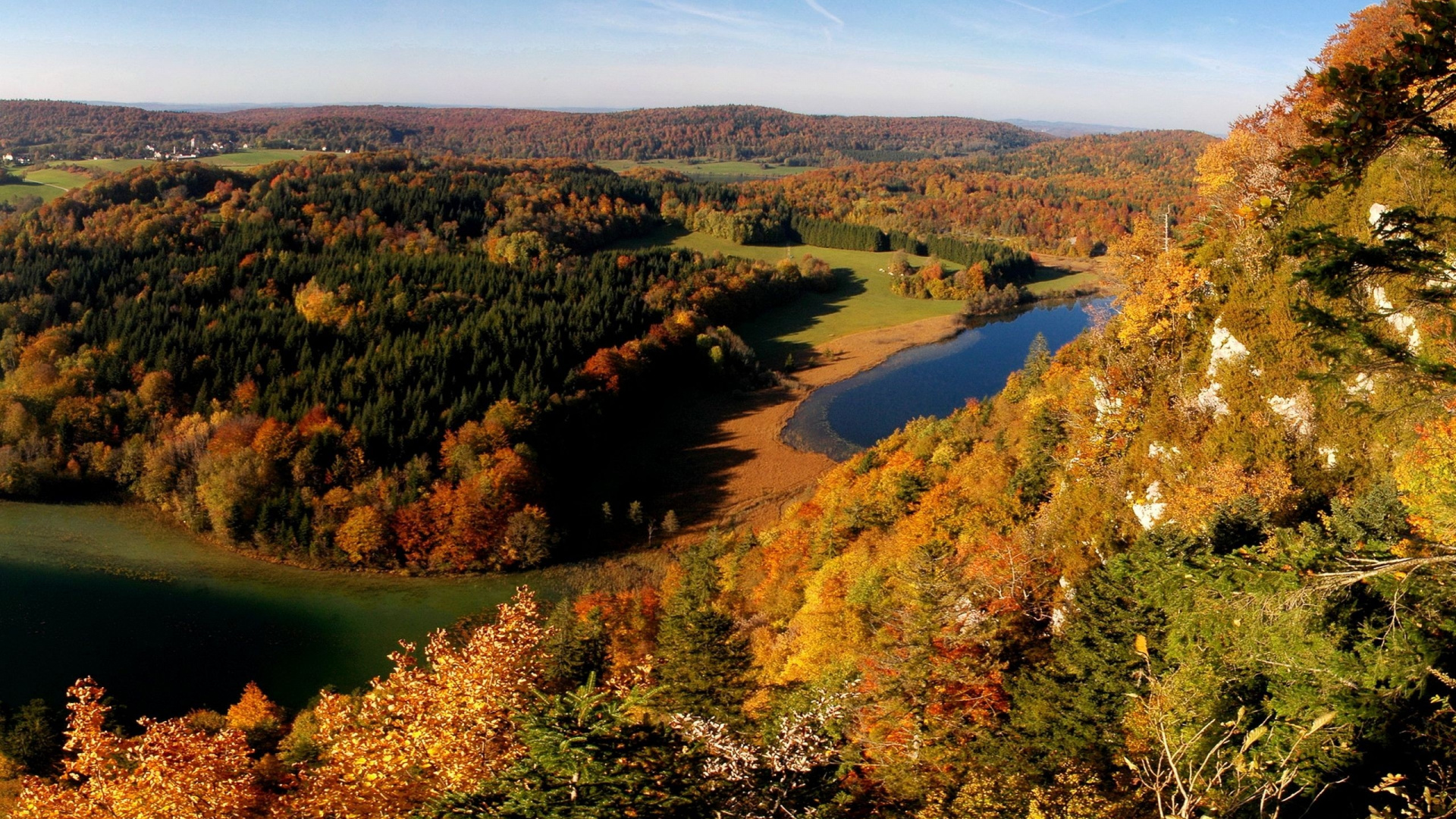 性质, 荒野, 储存器, 高地, 天空 壁纸 1920x1080 允许