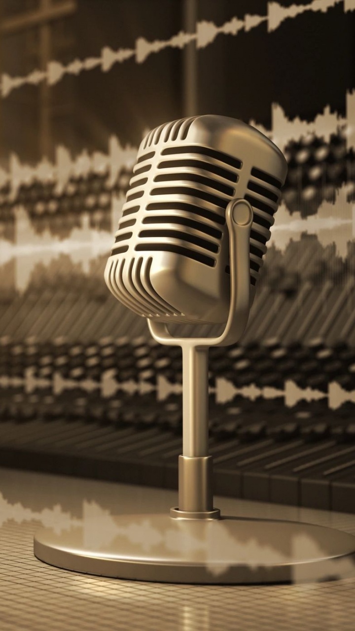 Podcast, Radio, Microphone, L'équipement Audio, Studio D'enregistrement. Wallpaper in 720x1280 Resolution