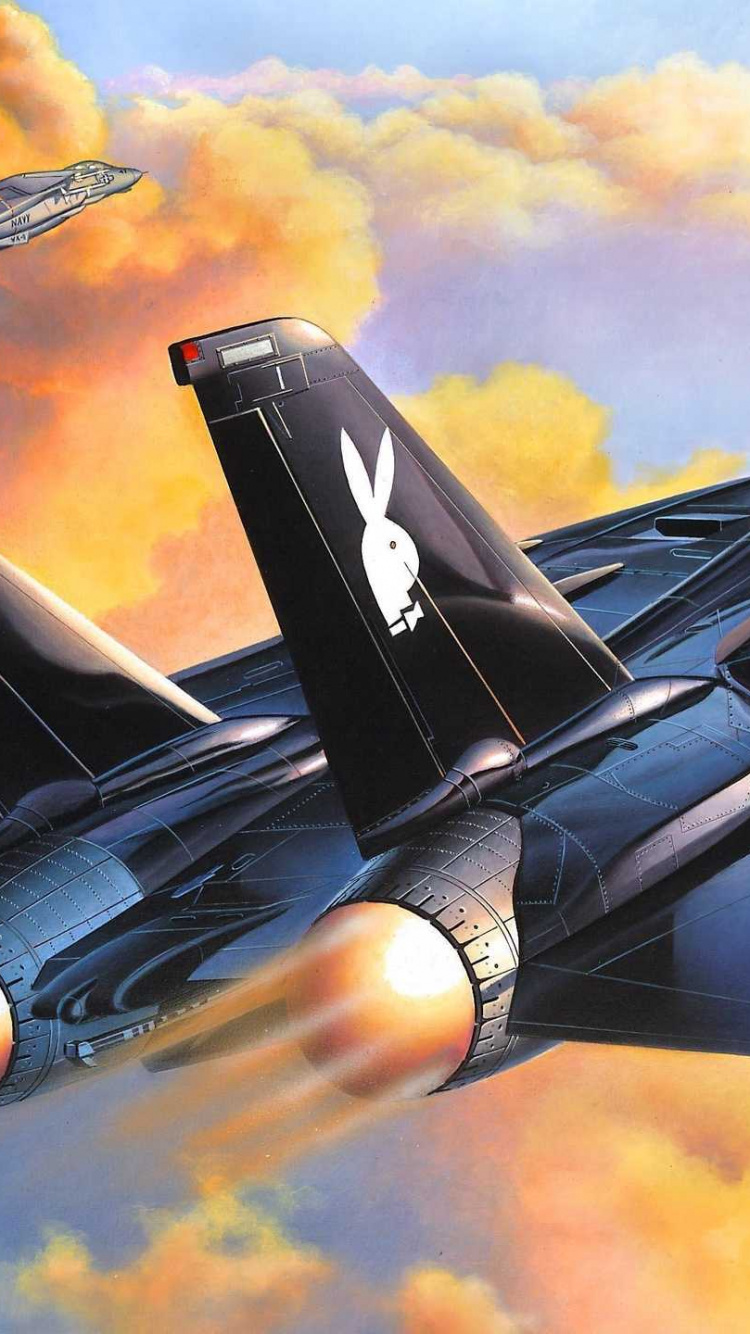 Black Jet Plane in Mid Air During Daytime. Wallpaper in 750x1334 Resolution