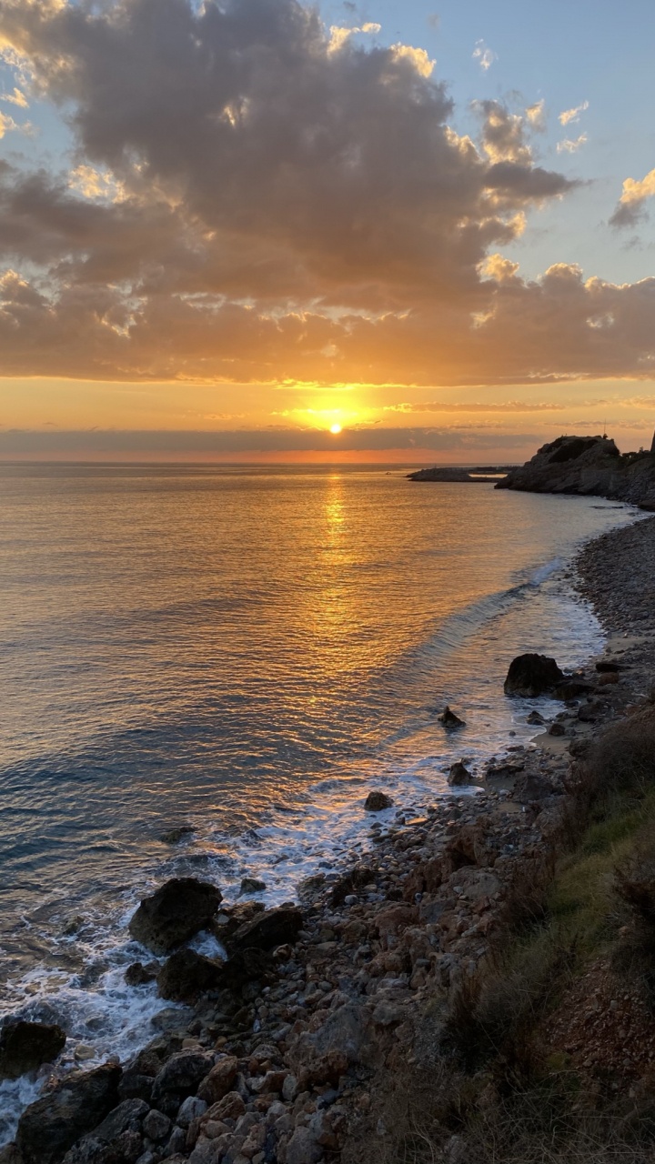 Coast, Cloud, Water, Water Resources, Atmosphere. Wallpaper in 720x1280 Resolution
