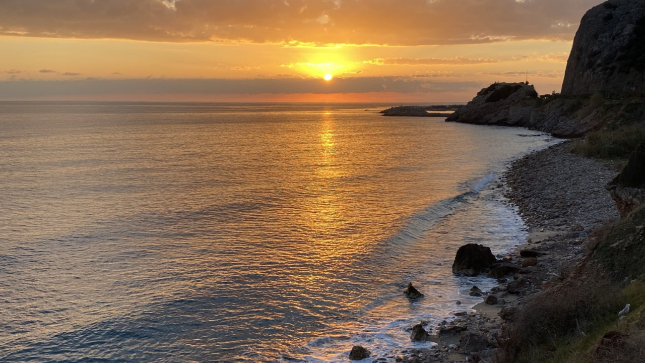 Costa, Agua, Los Recursos de Agua, Ambiente, Afterglow. Wallpaper in 1280x720 Resolution