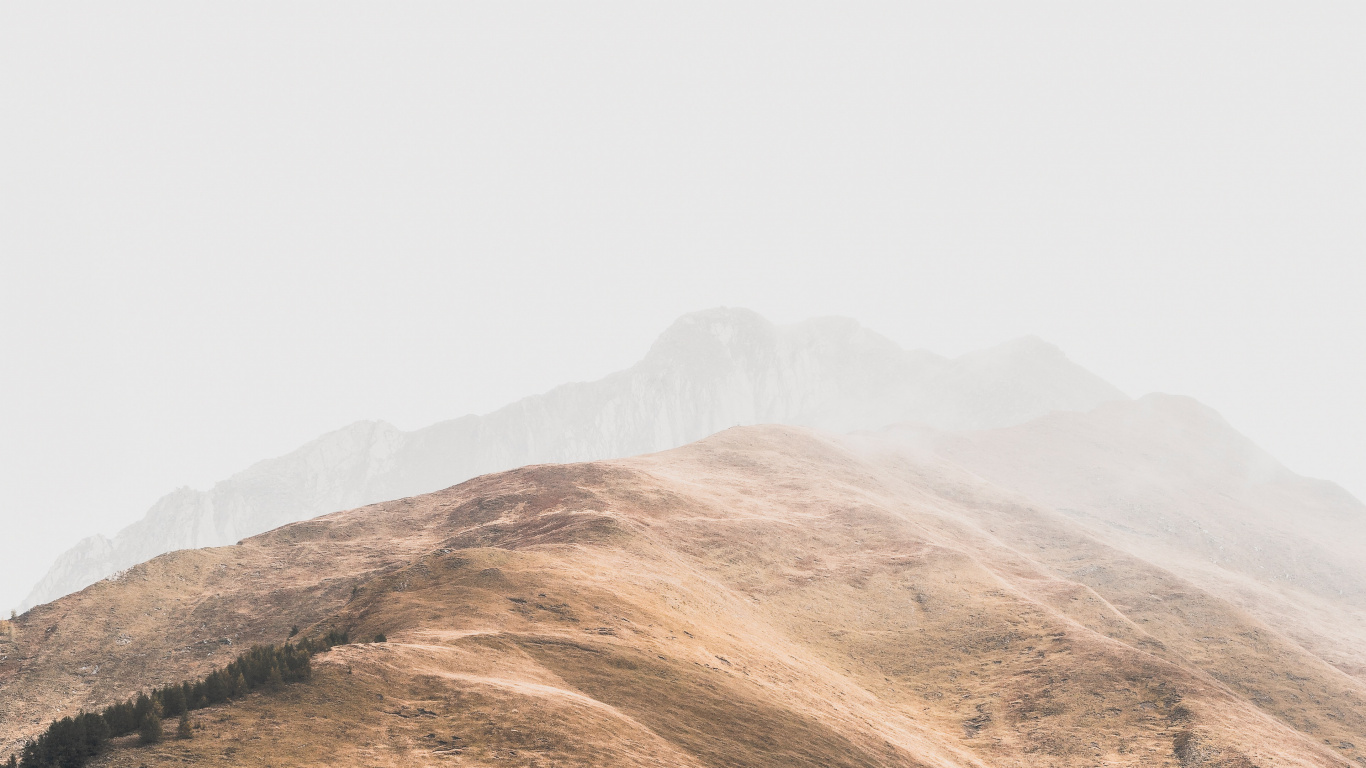 天空, 高地, 山站, 性质, 多山的地貌 壁纸 1366x768 允许