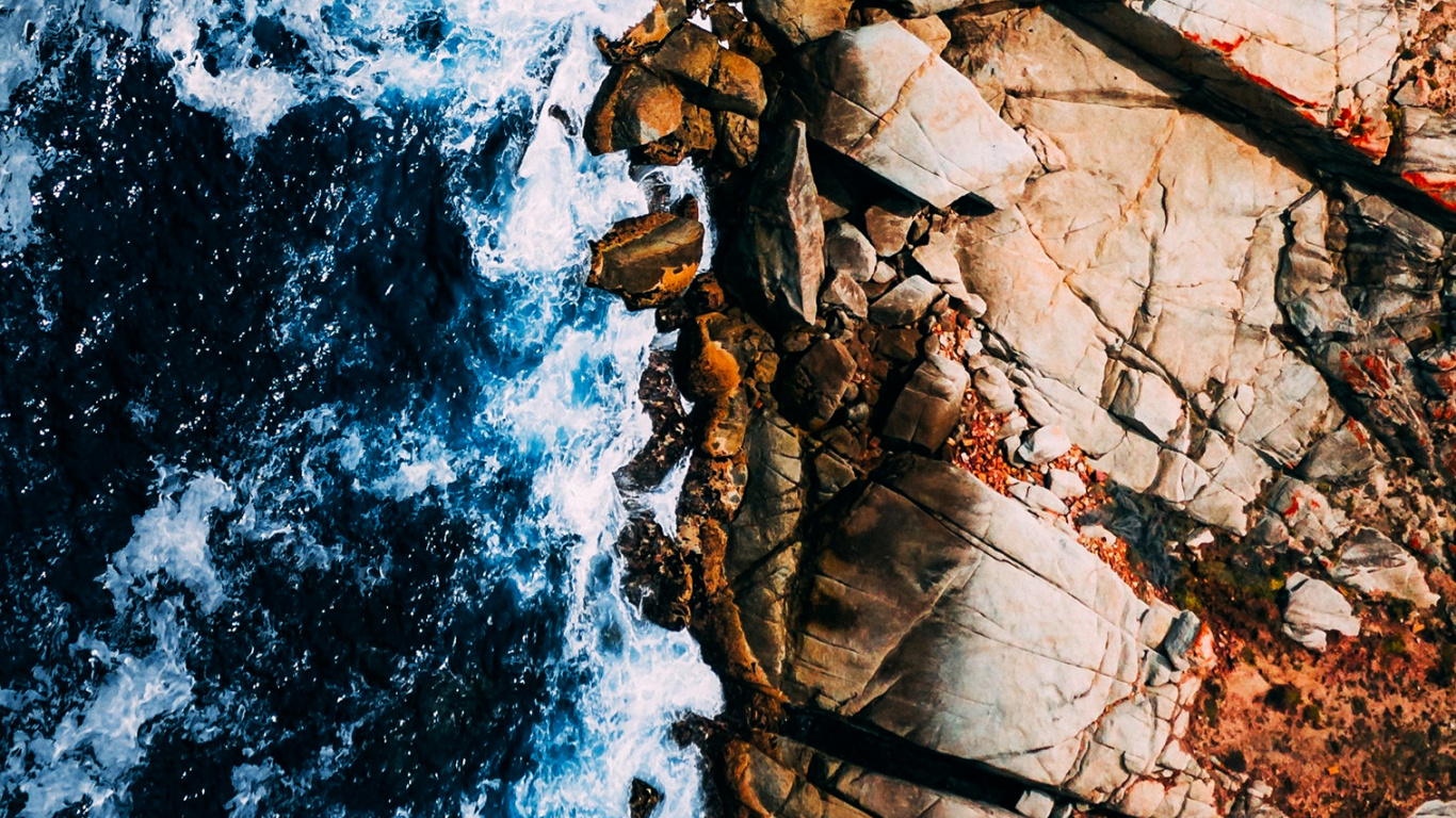 大海, 海洋, 水资源, 自然景观, 自然环境 壁纸 1366x768 允许