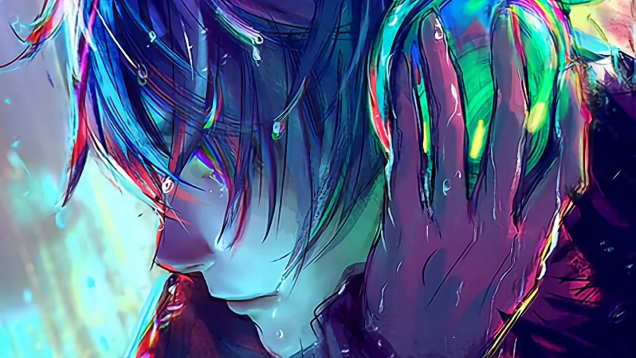 Animado de Neón, Anime, Arte Animado, Neon, Arte. Wallpaper in 1280x720 Resolution