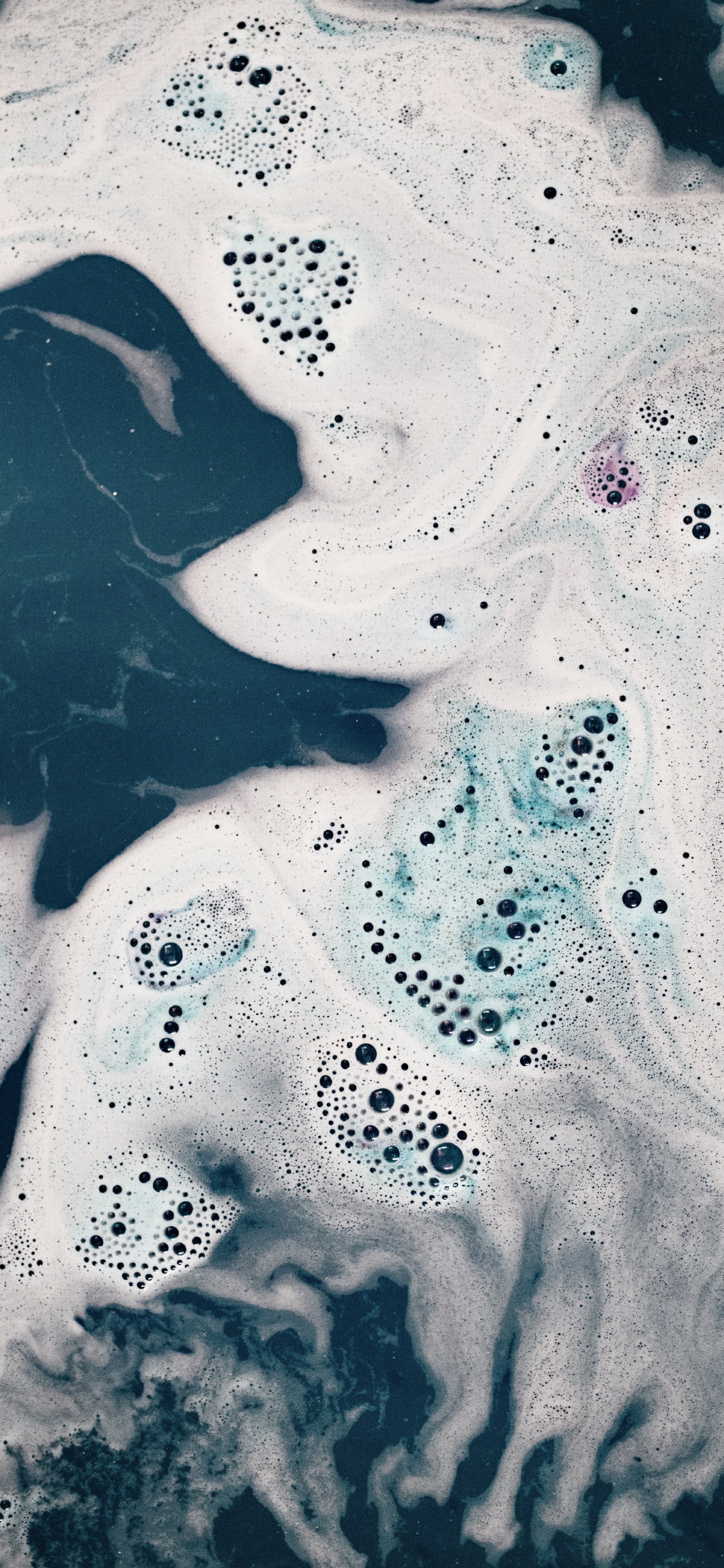 Pintura Abstracta en Blanco y Negro. Wallpaper in 1125x2436 Resolution