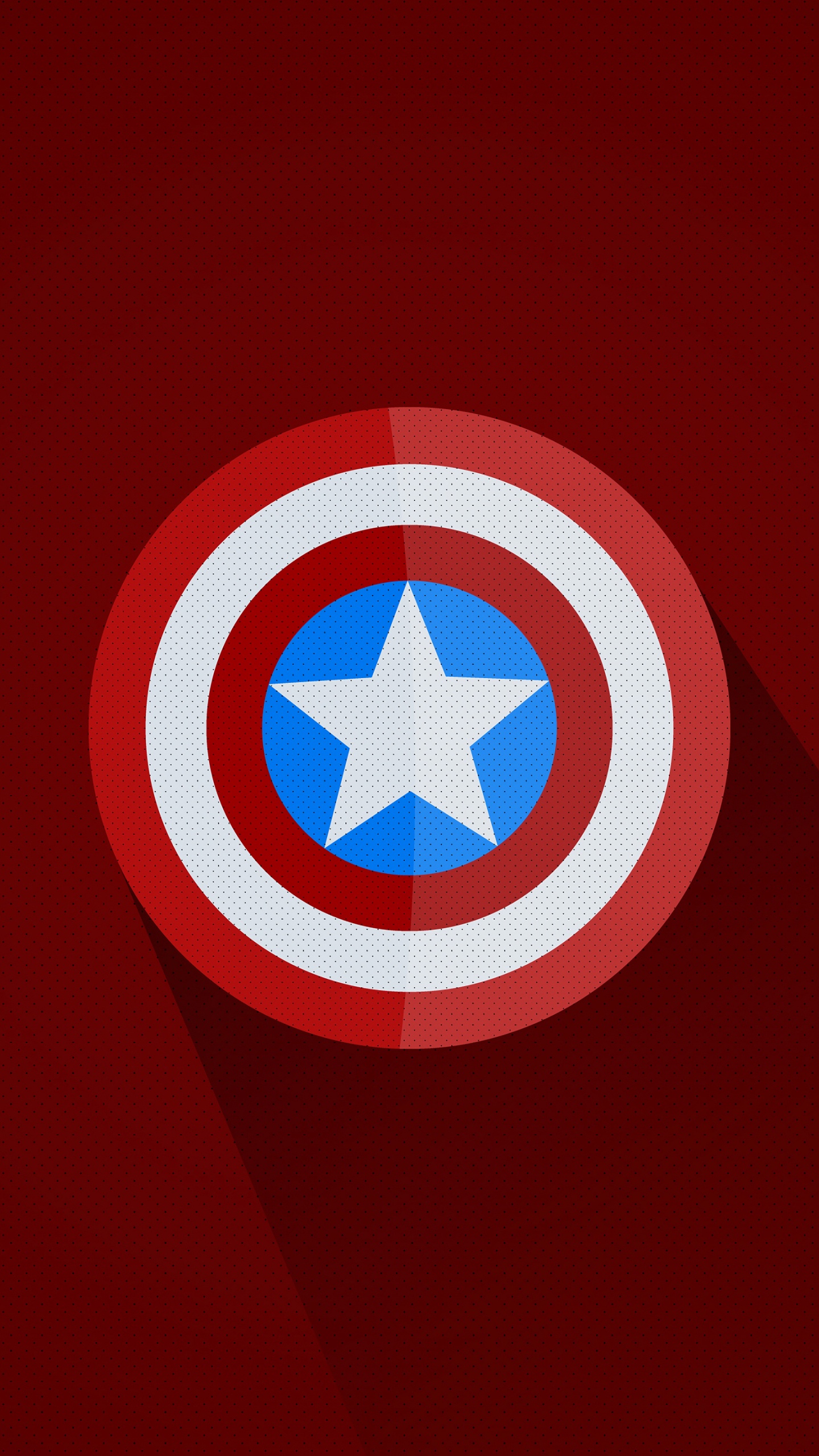 Logo Rond Rouge Blanc et Bleu. Wallpaper in 1440x2560 Resolution