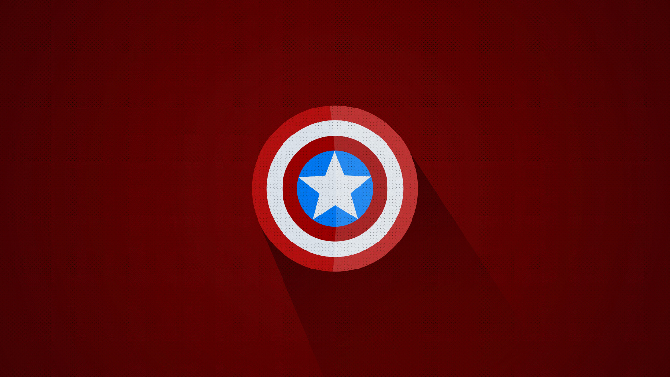 Red White and Blue Round Logo. Wallpaper in 1366x768 Resolution