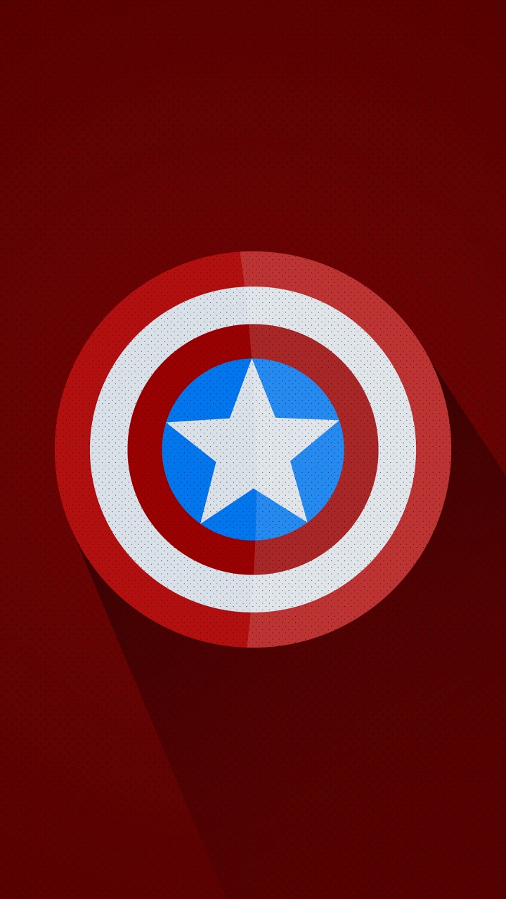 Red White and Blue Round Logo. Wallpaper in 720x1280 Resolution