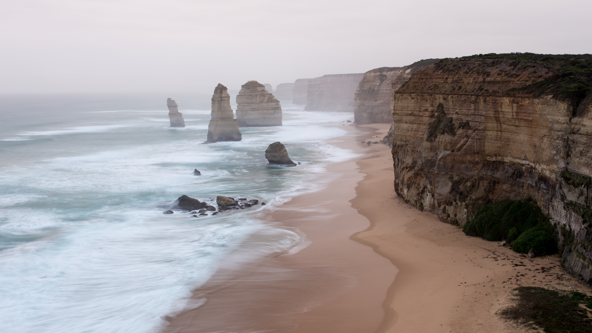 Douze Apôtres, Corps de L'eau, Mer, Côte, Falaise. Wallpaper in 1920x1080 Resolution