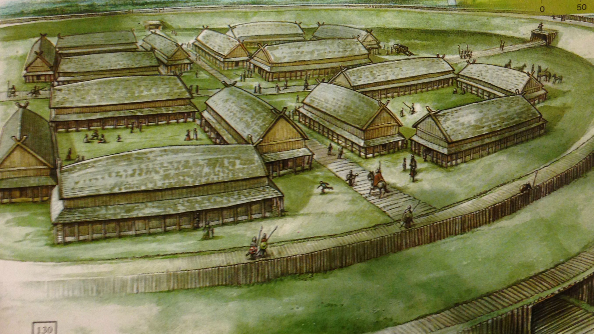 防御工事, 维京人, 草, 考古学 壁纸 1920x1080 允许