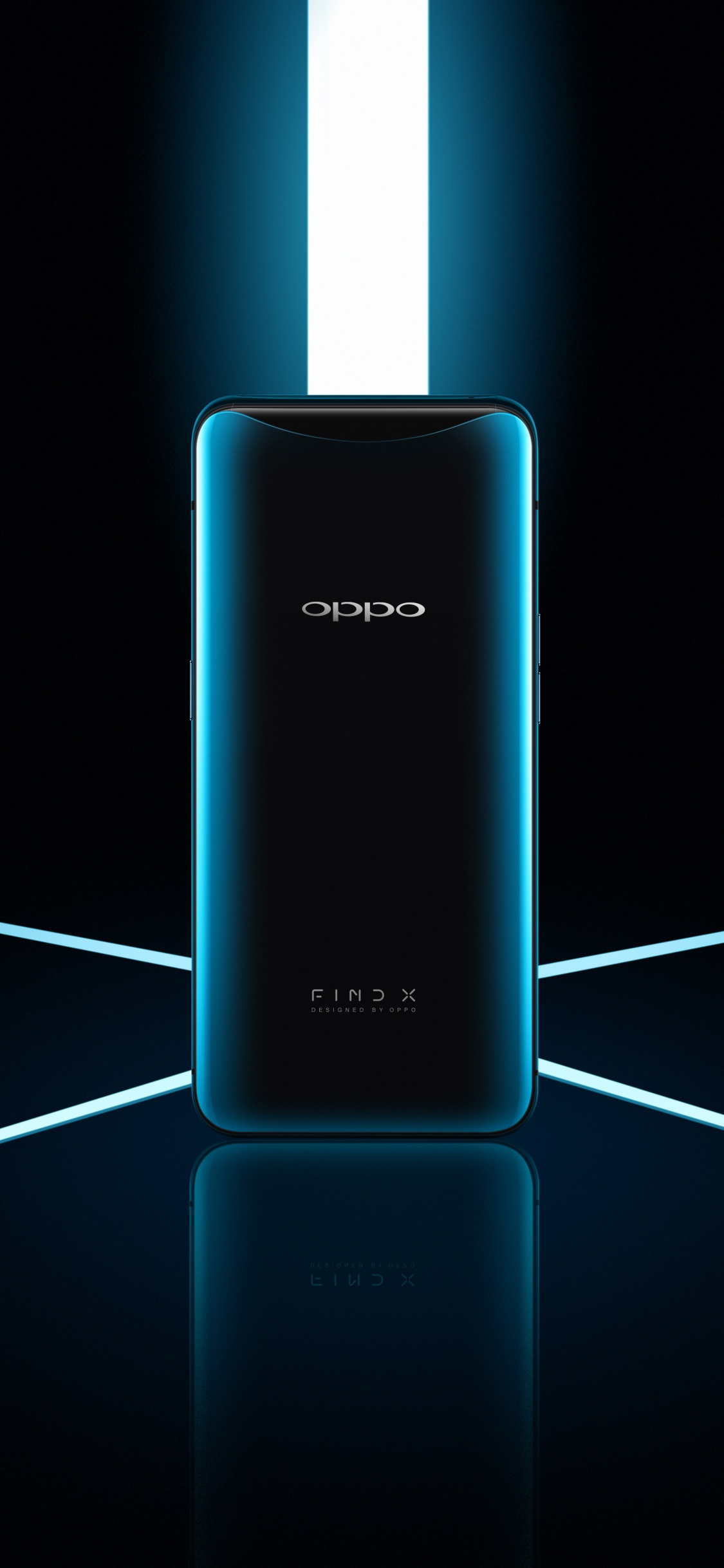 Oppo Find X, 智能手机, OPPO, 光, 气缸 壁纸 1125x2436 允许