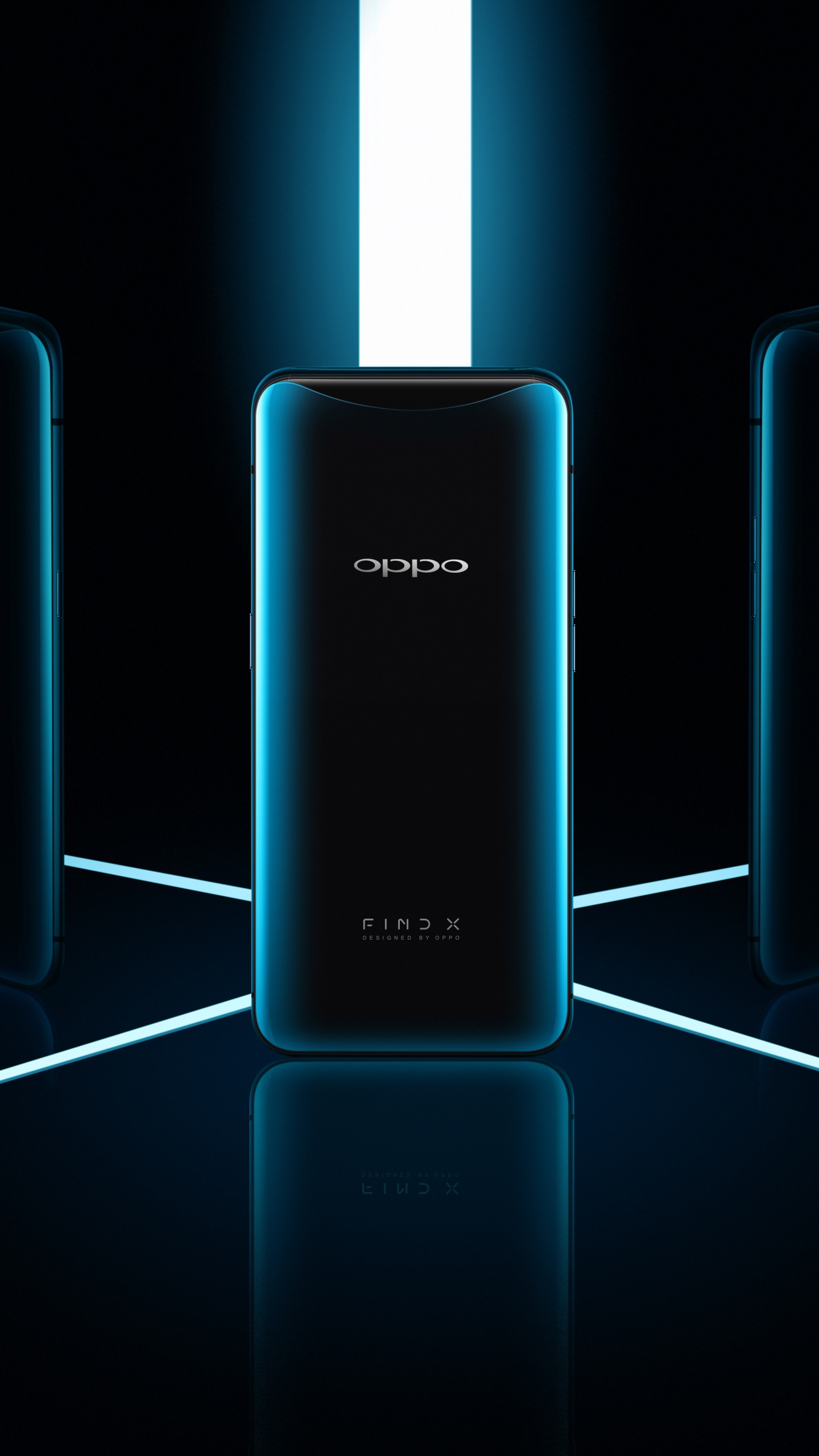 Oppo Find X, 智能手机, OPPO, 光, 气缸 壁纸 1440x2560 允许