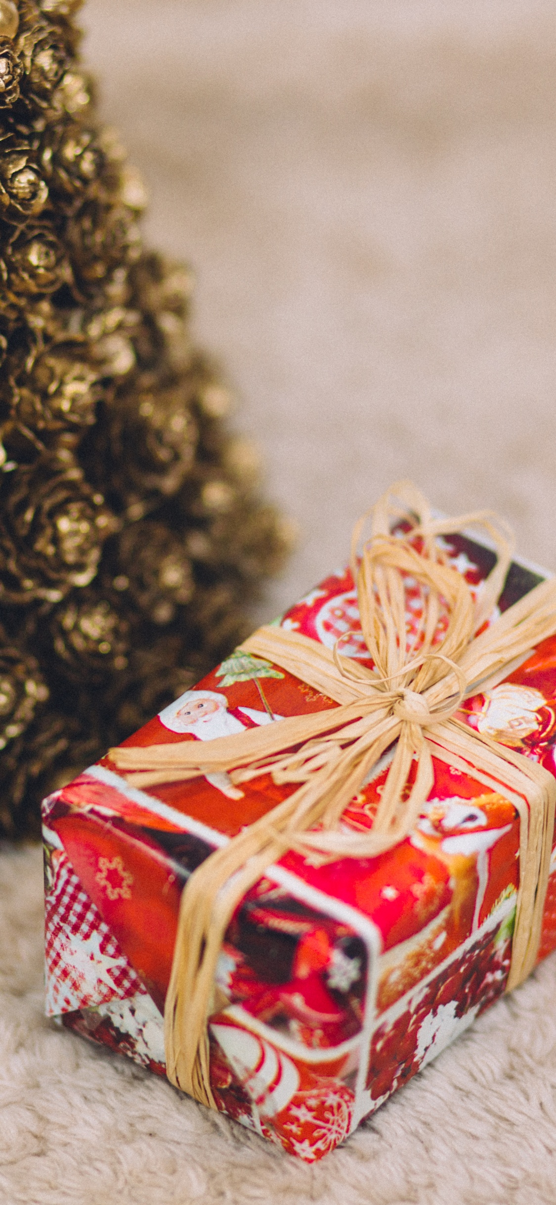 Noël et Les Fêtes, Ded Moroz, Ornement, Le Jour De Noël, Présent. Wallpaper in 1125x2436 Resolution
