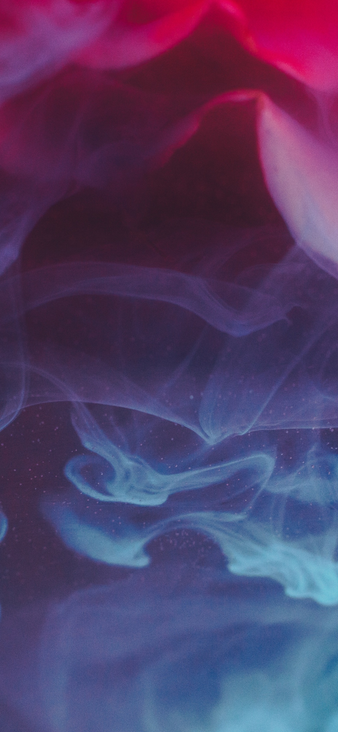 Rosa Und Weiße Abstrakte Malerei. Wallpaper in 1125x2436 Resolution