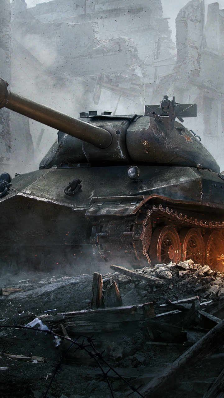 World of Tanks, Tanque, Juego de Pc, Vehículo de Combate, Mundial de Buques de Guerra. Wallpaper in 720x1280 Resolution