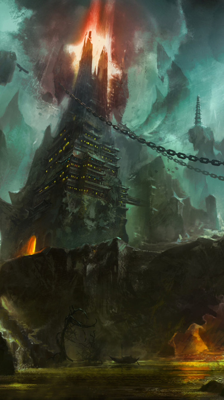 Schwarzes Krokodil Auf Gewässer. Wallpaper in 750x1334 Resolution