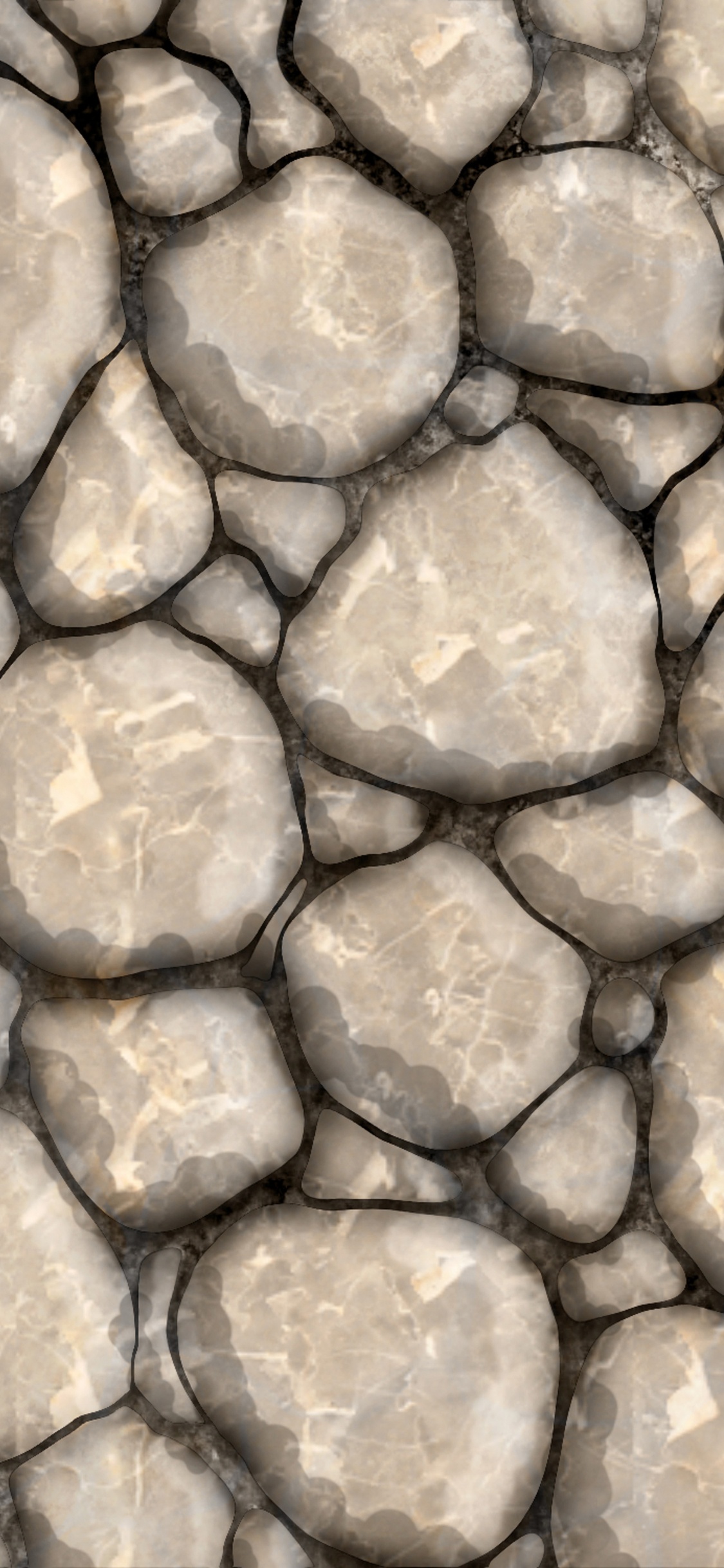 Brown and Gray Stone Fragments. Wallpaper in 1125x2436 Resolution