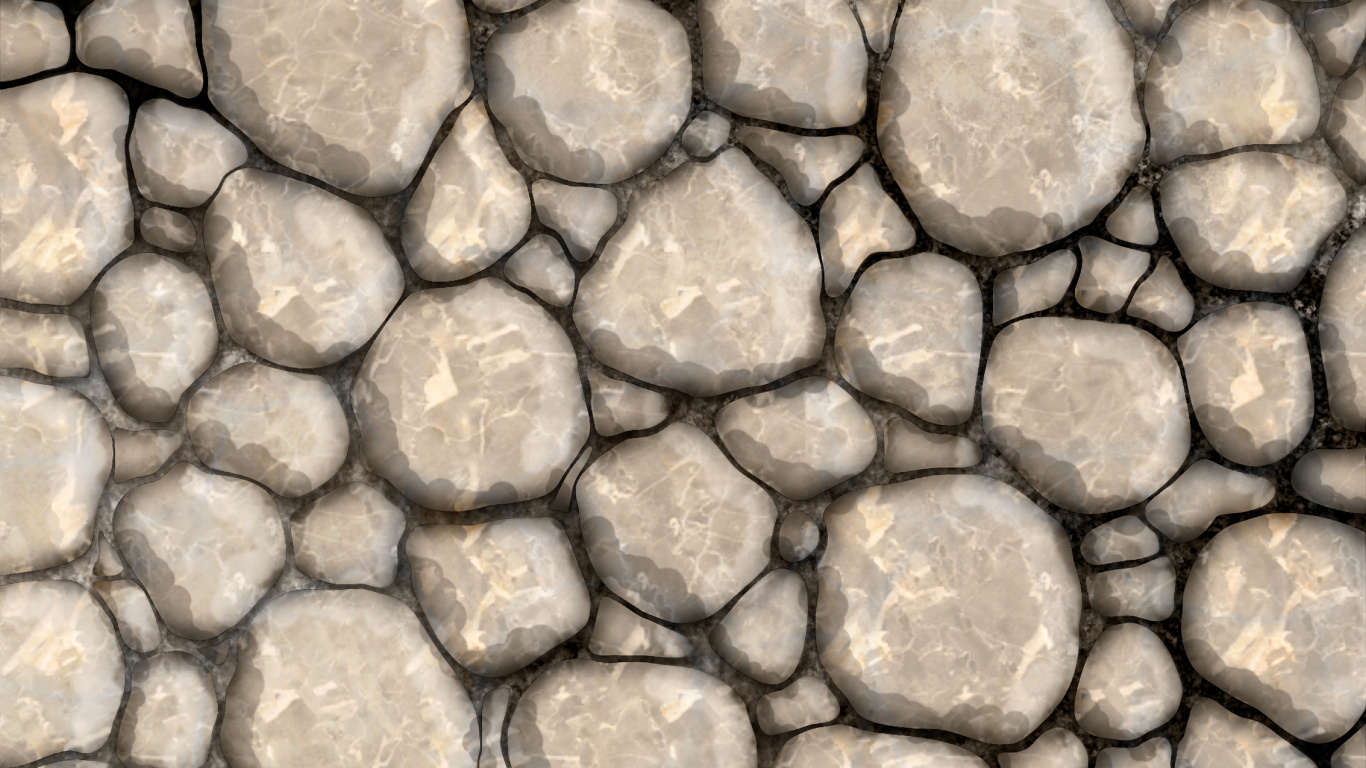 Brown and Gray Stone Fragments. Wallpaper in 1366x768 Resolution