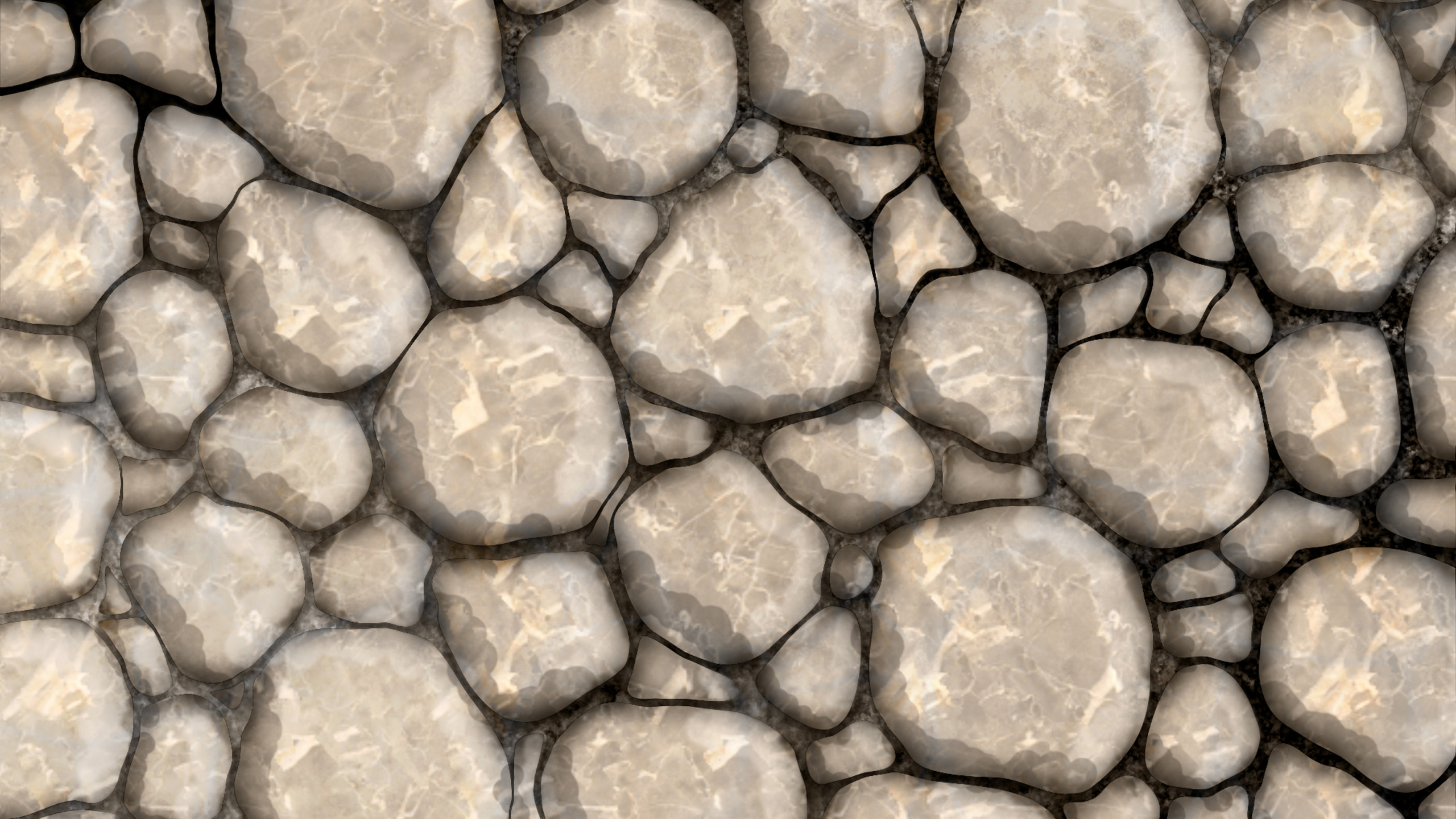 Brown and Gray Stone Fragments. Wallpaper in 2560x1440 Resolution