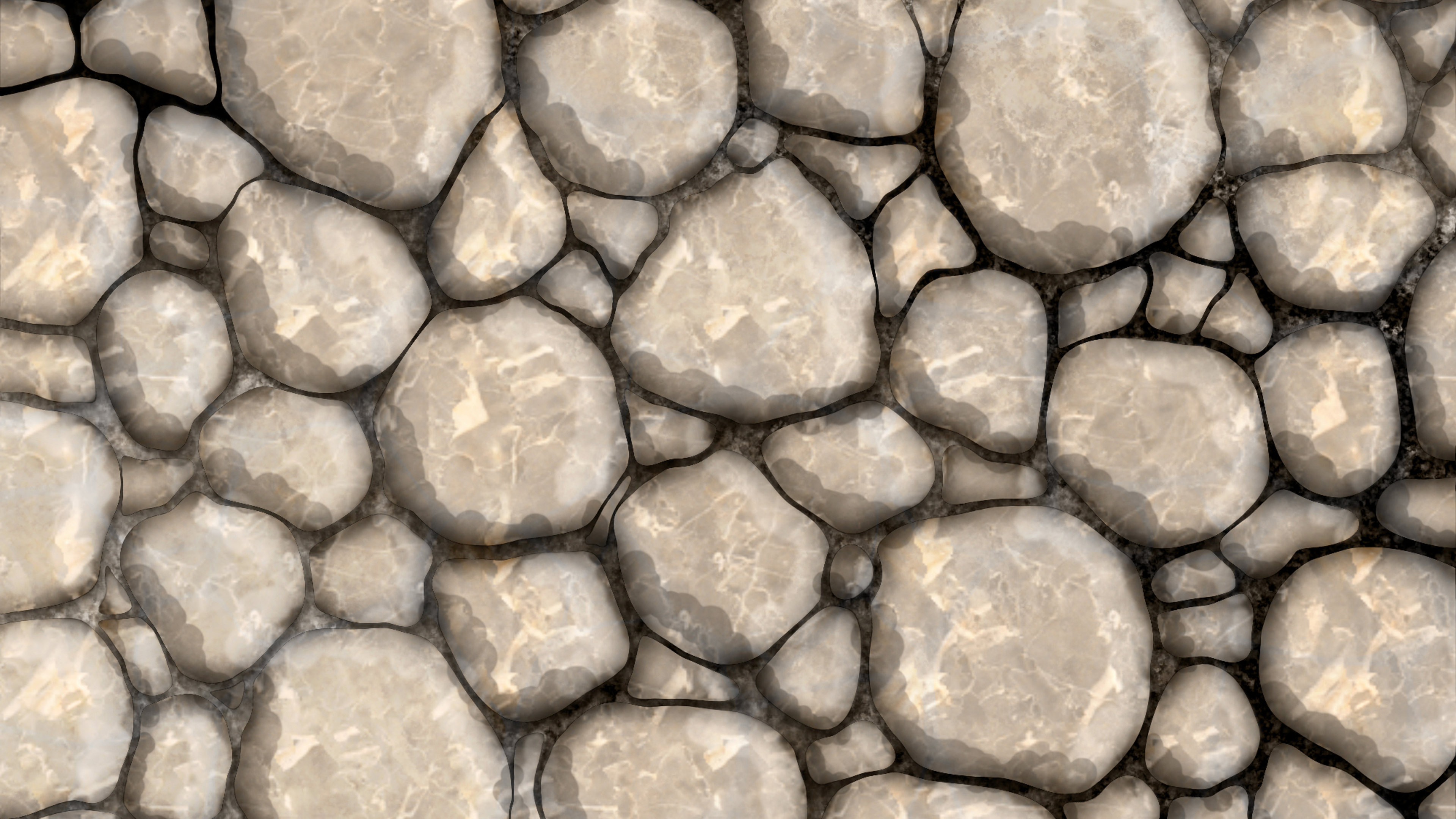 Brown and Gray Stone Fragments. Wallpaper in 3840x2160 Resolution