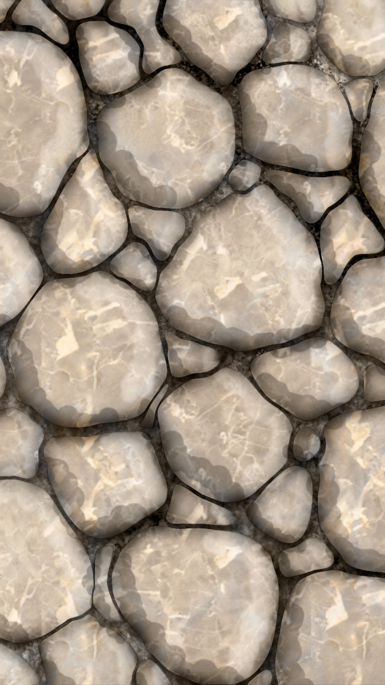 Brown and Gray Stone Fragments. Wallpaper in 750x1334 Resolution
