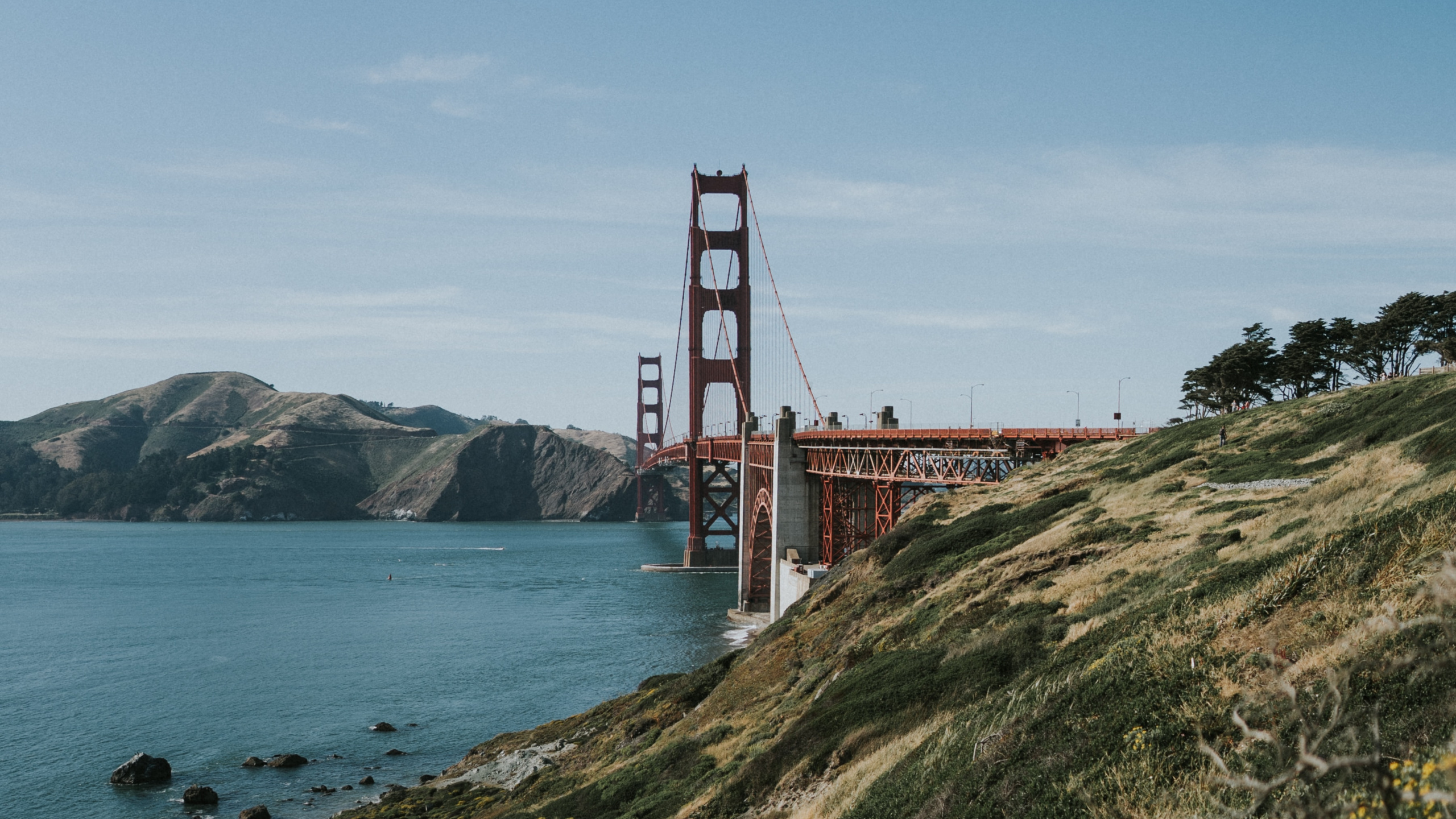Puente Golden Gate San Francisco California. Wallpaper in 2560x1440 Resolution