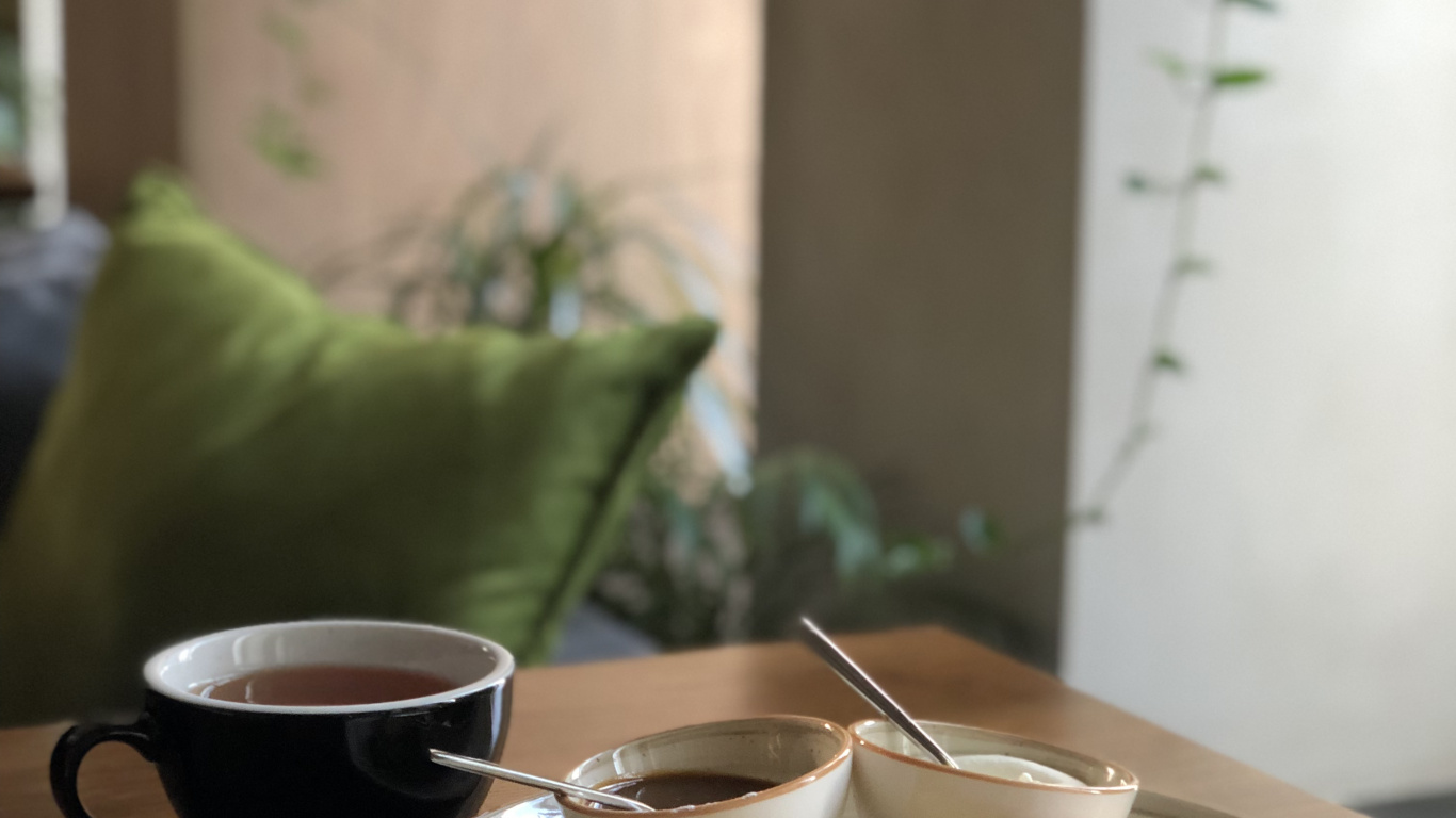 Desayuno, Té, Porcelana, Horneado, Taza de Café. Wallpaper in 1366x768 Resolution