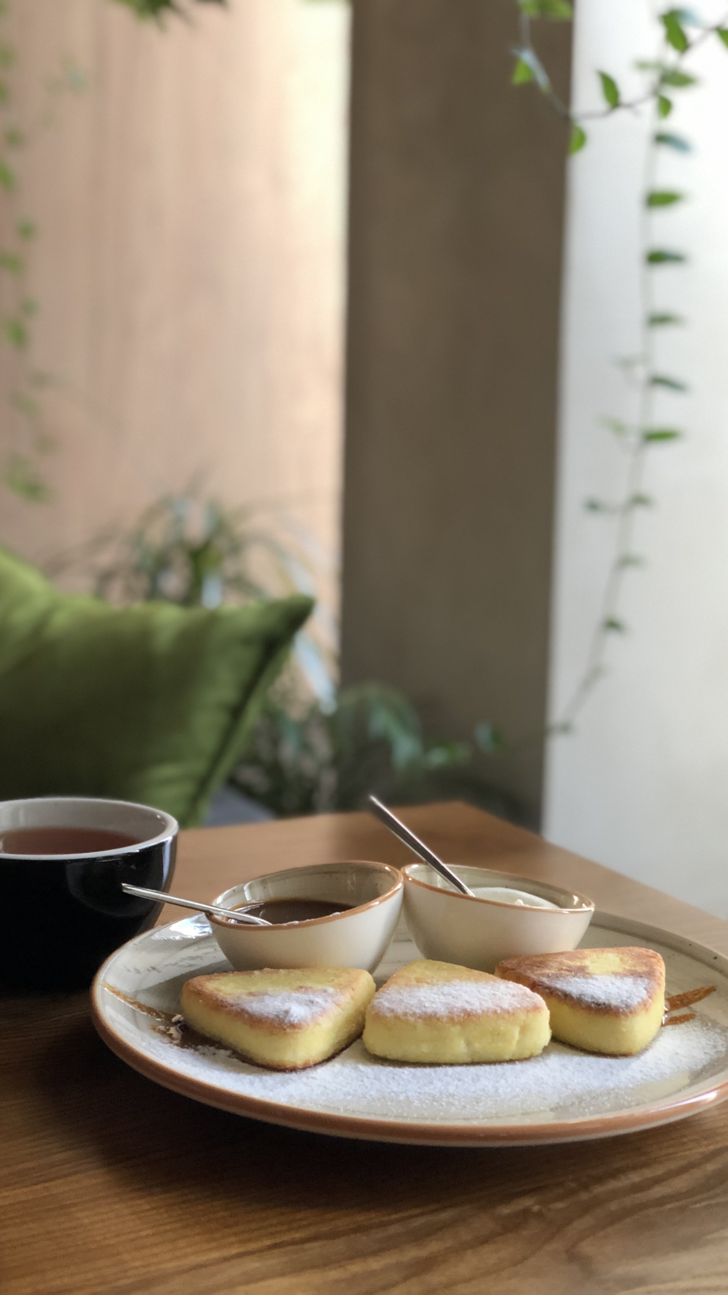 早餐, 瓷器, 烘烤, 咖啡杯, 器皿 壁纸 1440x2560 允许