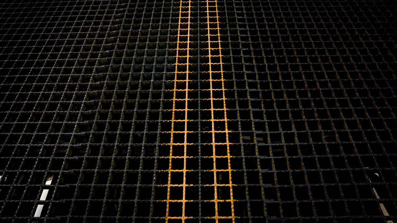 黑色的, 光, 建筑, 空间, 对称 壁纸 1280x720 允许