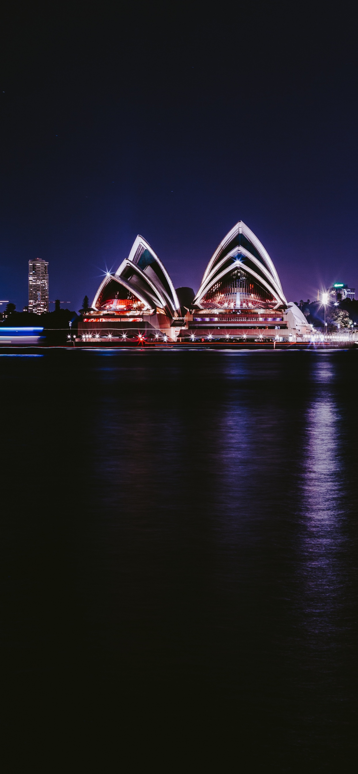 Sydney Opera House During Night Time. Wallpaper in 1242x2688 Resolution